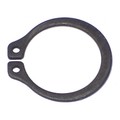 Midwest Fastener External Retaining Ring, Steel Plain Finish, 9/16 in Shaft Dia, 20 PK 61086